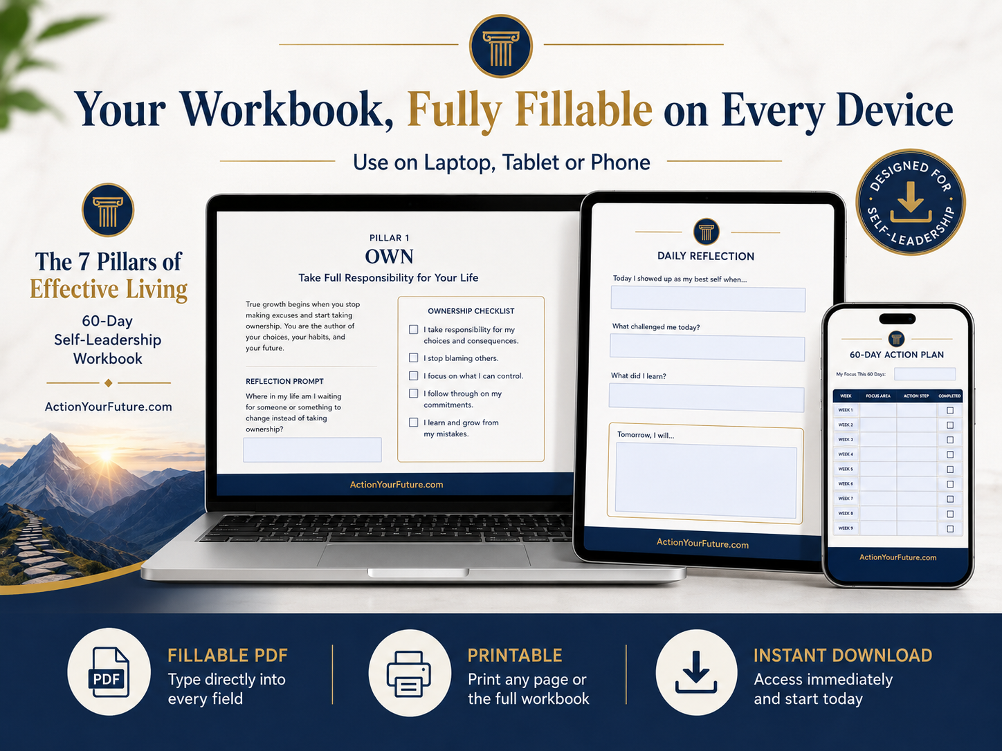 The 7 Pillars of Effective Living Workbook