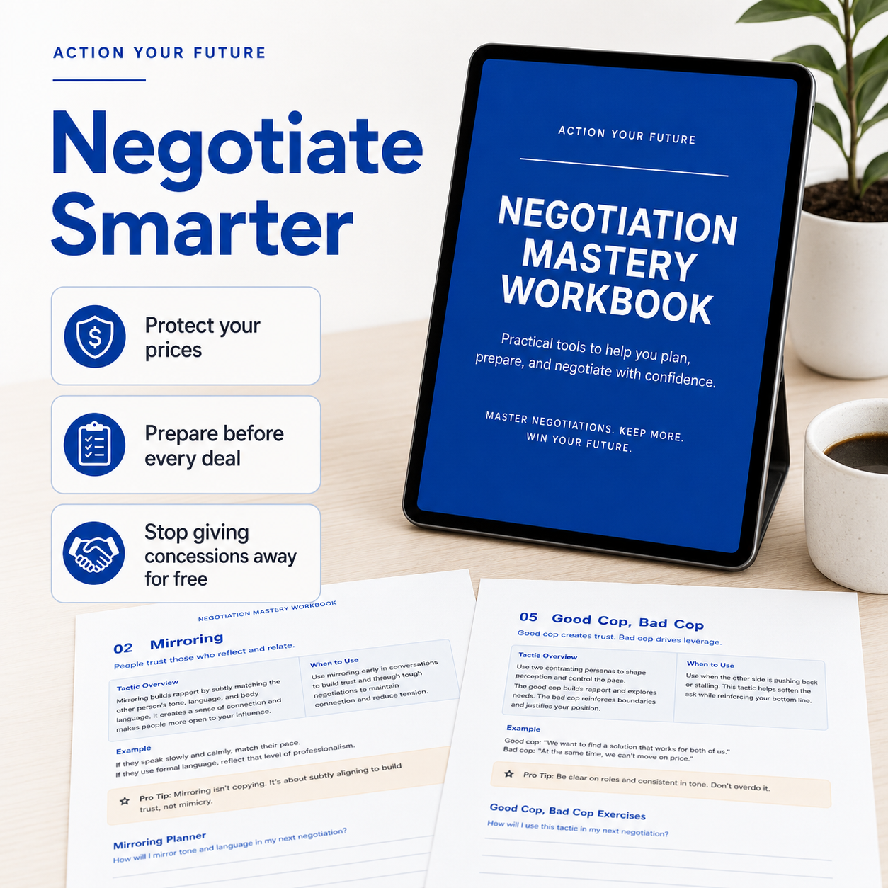 Digital business skills workbook for better negotiation outcomes