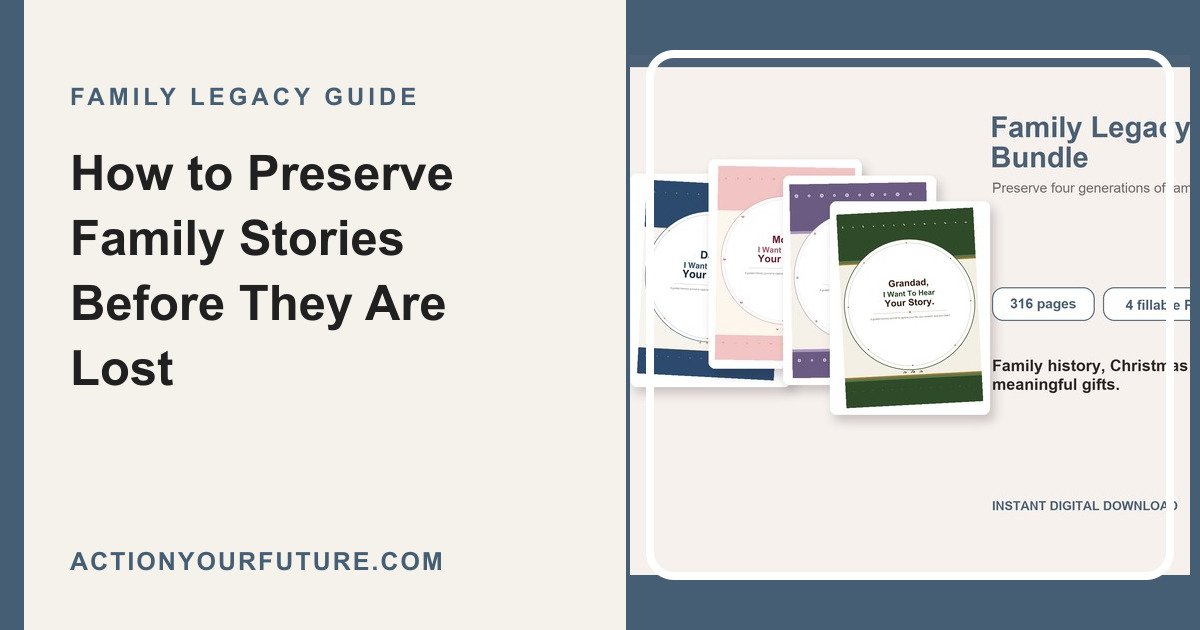 How to Preserve Family Stories Before They Are Lost